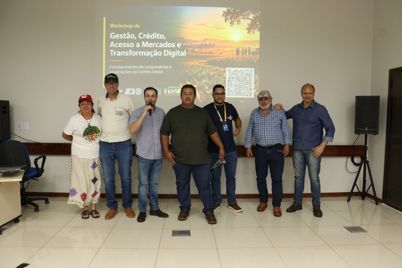 Apresentação da Shop da Agricultura Familiar durante o Workshop